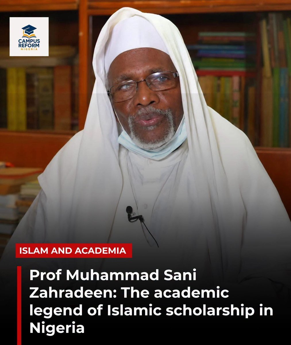 MUBA_OFFICIAL1's tweet photo. Prof. Muhammad Sani Zahradeen is one of those names. For over five decades, he has stood as a towering figure in Islamic and Arabic scholarship across Nigeria.

His classrooms were never just about grammar and texts. They were spaces where young minds learned discipline, critical thinking, and responsibility. He taught that every verse memorized must be matched by character lived.

While the world chased degrees, Prof. Zahradeen kept reminding students that knowledge without conscience is dangerous. His message stayed consistent from one generation to the next: Be educated, but never be empty. Learn the world, but never forget your values.

The impact of that message is visible today. Across Nigeria, his students serve as professors, judges, administrators, religious leaders, and professionals in key sectors. One teacher. Thousands of leaders shaped by the same foundation.

Prof. Zahradeen remains active in mentorship and public engagement, still guiding young Nigerians to pursue learning with purpose, humility, and service.

In an age of shortcuts, his life is proof that depth and integrity still matter.

What’s one lesson from a teacher that still guides you today? Comment below 👇
