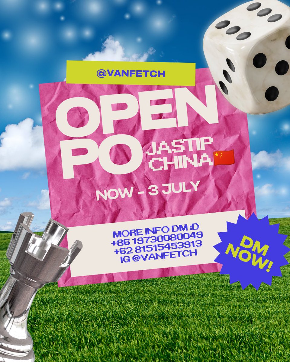 nathinkin's tweet photo. ‼️ HELP RT ‼️
Open Jastip HC China 🇨🇳 - Indo 🇮🇩
Close  3 JULY,  ETA 14-15 JULY 

• Dom : jakarta barat 
• Fee : 65元/kg (mengikuti kurs)
• Accept any request taobao, pdd, dewu etc ☝🏻
DM for more information ( ig @.vanfetch )

#jastipchina #zonajajan #zonauang #wts  #jastip https://t.co/atDxERpgjv