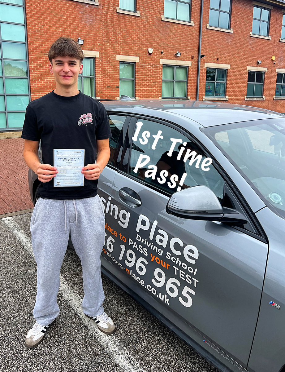 passingplaceds's tweet photo. First Time Pass !

Happy Saturday!
Definitely worth the early start as 
Max Houlton produced an almost faultless drive to pass his driving test on the first attempt with just 1 driver fault ! 👏👏

Congratulations Max  🎉🎉🎉

https://t.co/IE0J1G6alj https://t.co/rkrLTxrtlA