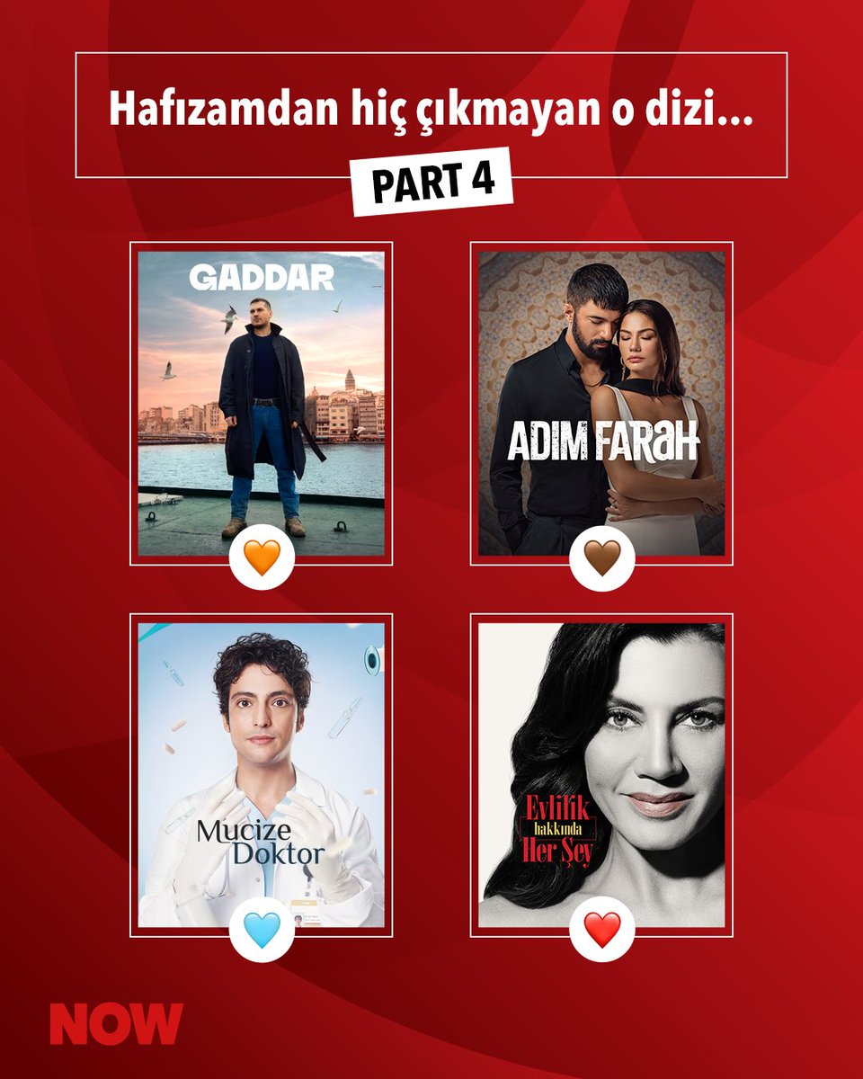 nowtvturkiye's tweet photo. Part 4 geldii! Cevapları alalım. 👀 https://t.co/75bLY6o3pL