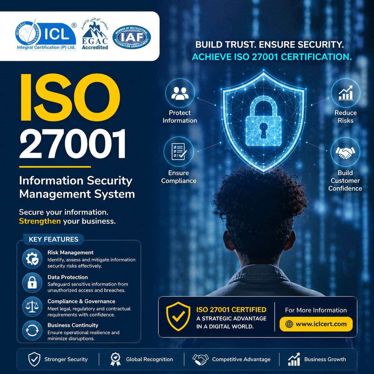 integralcert's tweet photo. Information is one of your most valuable assets—protect it with ISO 27001 and build a future of trust, security, and resilience. Secure data today, strengthen your business tomorrow.
#ISO27001 #InformationSecurity #CyberSecurity #DataProtection #RiskManagement #ISMS #Business https://t.co/J5K554OoJh