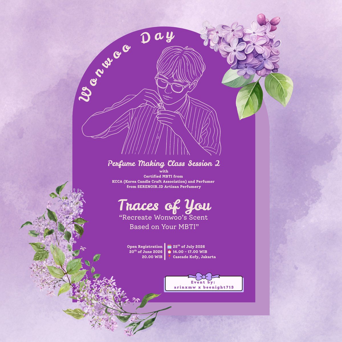 beenight713's tweet photo. 🔗 LINK REGISTRASI WORKSHOP "TRACES OF YOU" SESI 2

https://t.co/atNRSBhzEE

Form akan dibuka tepat pukul 20.00 WIB.

Apabila form belum muncul, lakukan refresh berulang hingga form pendaftaran tersedia.

💜✨화이팅✨💜

#TracesofYou #WONWOODAY
#원우 #WONWOO #ウォヌ #SEVENTEEN https://t.co/omjnuiyfKf