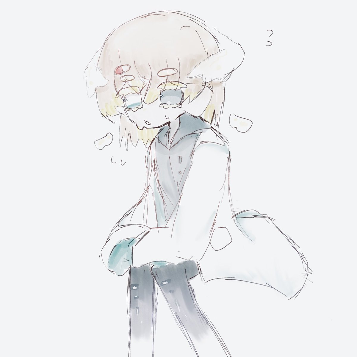 Dozing_off_1010's tweet photo. #代理高青春計画
少し走っただけですぐバテちゃうさわーせんせです https://t.co/6AVEXNApFa
