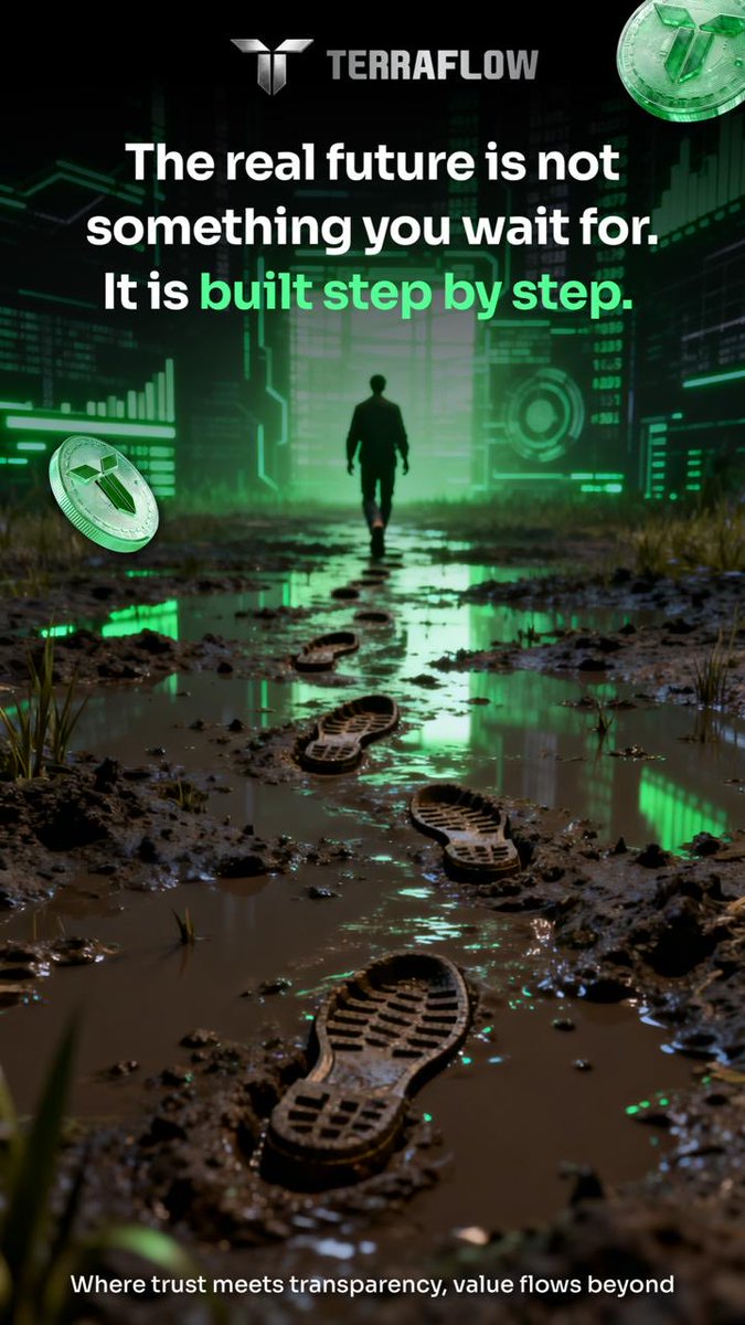 Terra_FlowWeb3's tweet photo. The real future is not something you wait for. It is built step by step.  💡📈 https://t.co/ZJDUIJnaU1
