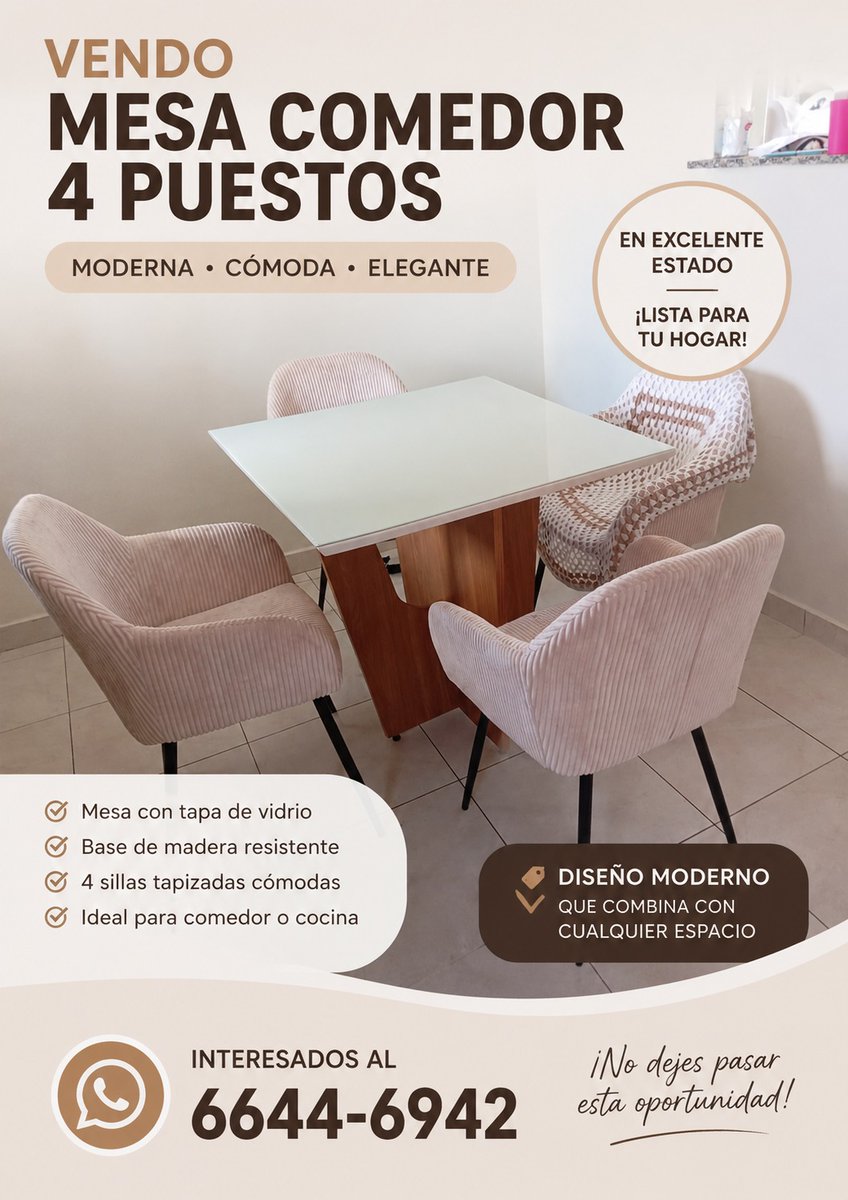 nvthwxng's tweet photo. En venta mesa comedor de 4 puestos y sofá en L.
Interesados chatear al 6644-6942 ✅ https://t.co/jYHNAltXE8