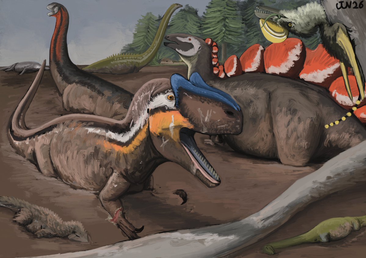 JHemiptera's tweet photo. Mired dinosaurs of the Bighorn Basin https://t.co/BCXluMhtIw