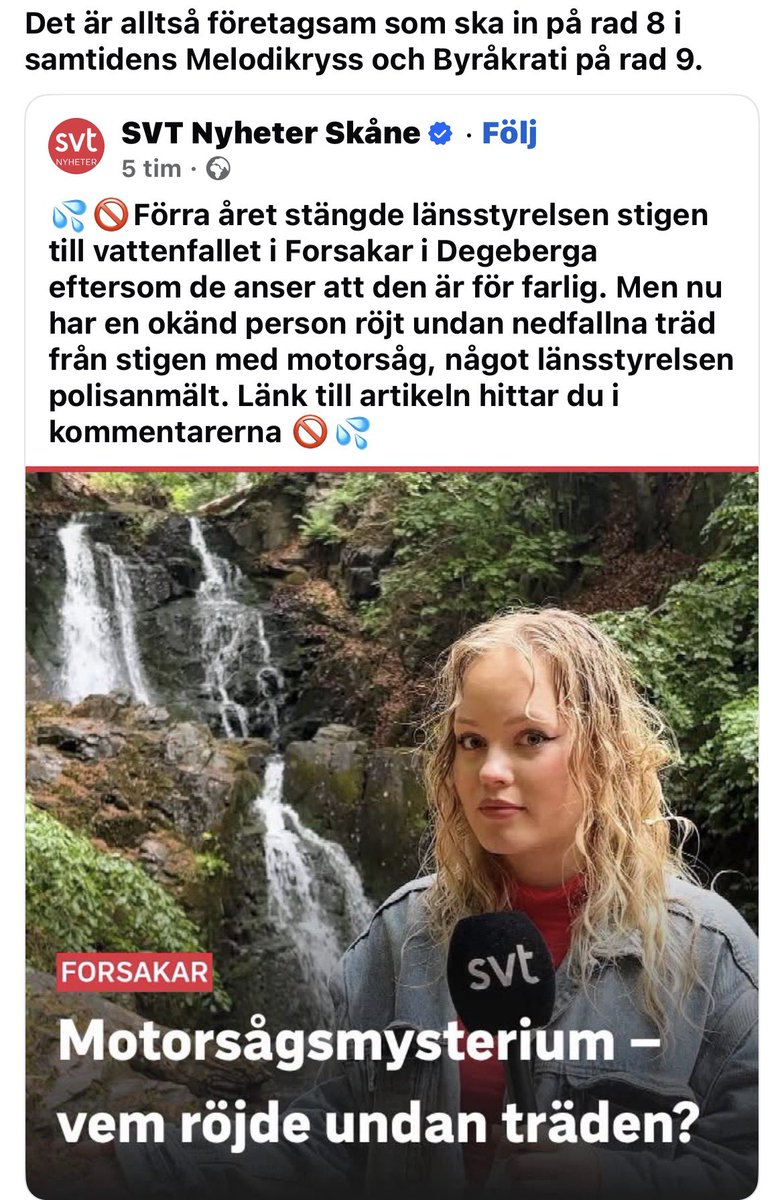 olaus_petri's tweet photo. Det är alltså företagsam som ska in på rad 8 och Byråkratirunkare på rad 9. https://t.co/01N1Gthmc7