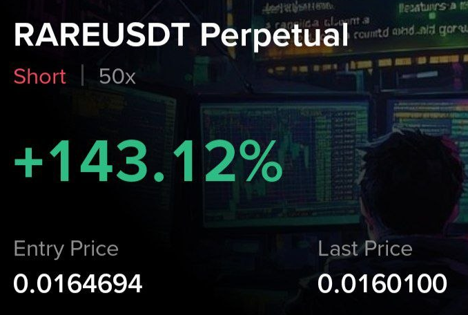 cryptofxalex's tweet photo. $RARE | TP1 ✅

Free telegram channel:
https://t.co/2gOlE6ZObg https://t.co/I60dSDnBt6