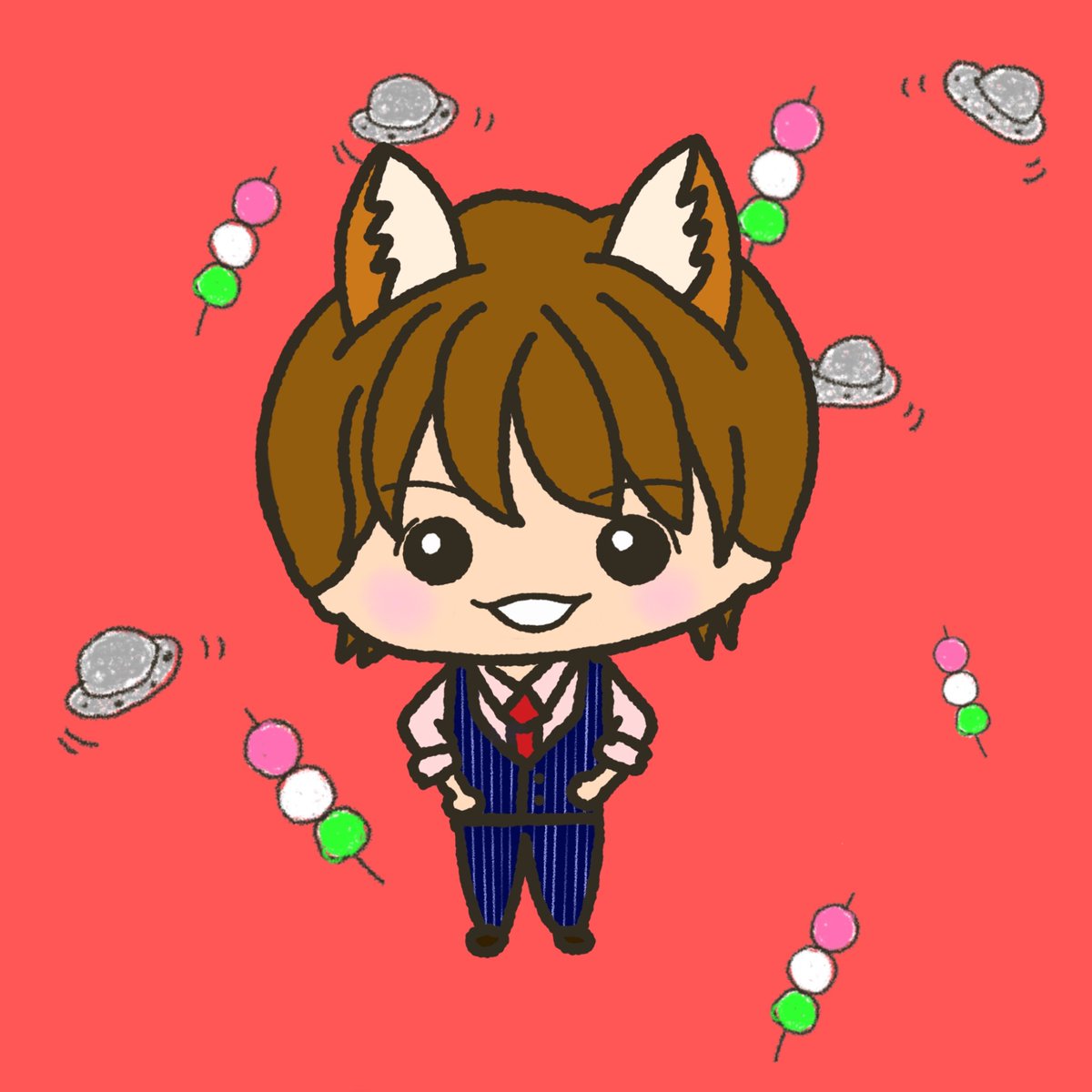 ayupanman3110's tweet photo. 昨日はふぉゆだれと王道テレビ見終えてからのんびりと再びイラスト描いてました✍️
末吉くんとポチは別ポーズ✨
五郎さんとはじめさんはお耳付き☺️
幼馴染でポーズ一緒にして表情はちょっと変えてみた！
(私的には、やっぱ五郎さんがお気に入り🍡) https://t.co/4J5gR3Txcl