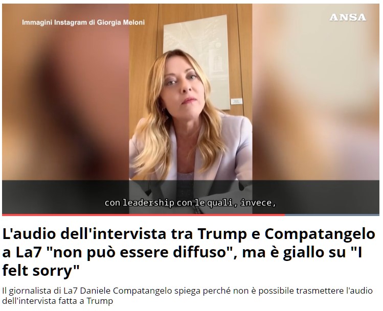 m_daros's tweet photo. #trump #meloni
Ecco perché non credo alle parole di @potus.
Altrimenti ha ragione @alesallusti : è proprio un coglione.
https://t.co/LOabkSb5sf https://t.co/gzBwodcGsf