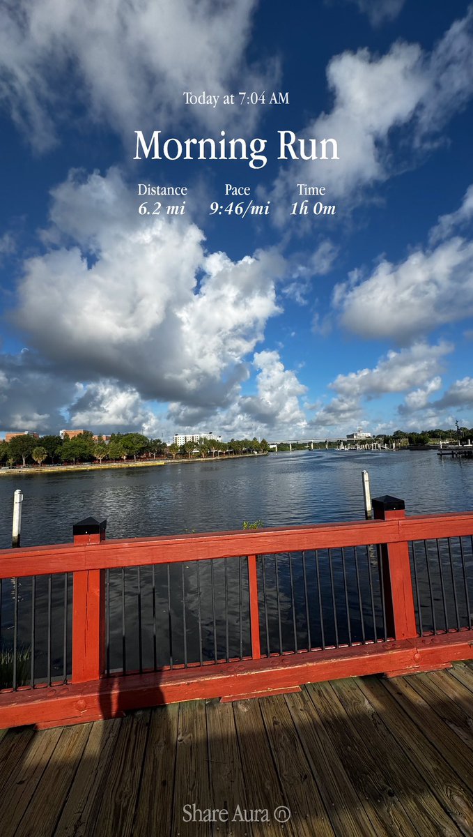 NicHemken's tweet photo. Saturday 10k

Share Aura https://t.co/D3r46u5LIN