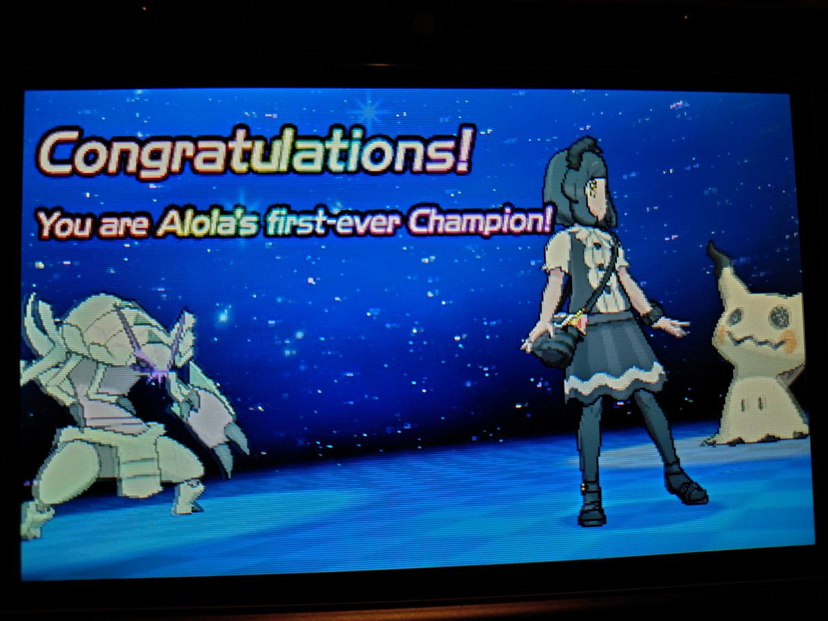 ForbiddenAir's tweet photo. beat pokemon ultra moon for the first time 🥹 https://t.co/rdmdEqrW6V