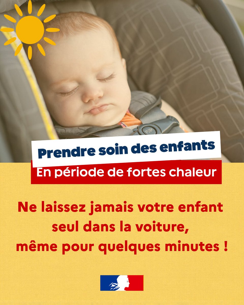 Prefet14's tweet photo. 🌡️ #Canicule | Le #Calvados placé en vigilance orange à compter du dimanche 21 juin 🟠

Les températures s’annoncent particulièrement élevées dans les prochains jours. Selon les prévisions de Météo-France, le mercure pourrait atteindre jusqu’à 40°C dans le département.

👉 Adoptez les bons réflexes :
💧 Buvez régulièrement de l’eau
🏠 Gardez votre logement au frais
☀️ Limitez vos activités aux heures les plus chaudes
📞 Prenez des nouvelles de vos proches, notamment les personnes âgées, isolées ou fragiles
🚗 Ne laissez jamais une personne ou un animal dans un véhicule

🏙️ De nombreuses communes du Calvados ont identifié des îlots de fraîcheur et mis en place des dispositifs permettant à chacun de se rafraîchir. Renseignez-vous auprès de votre mairie ou consultez son site internet et ses réseaux sociaux.

🏖️ Si vous profitez du littoral, restez vigilants face aux risques de noyade et privilégiez les zones de baignade surveillées.