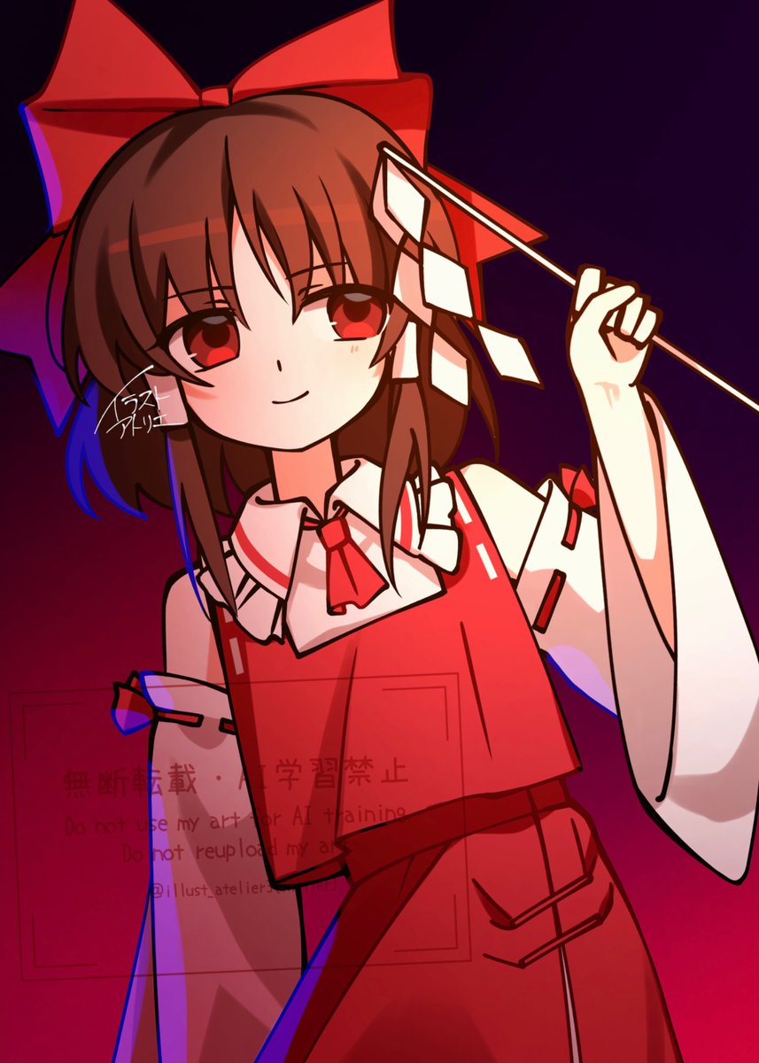 illust_atelier3's tweet photo. ワンドロ＋9分で霊夢さんを描きました！
毎日ワンドロ430日目です🎀
#博麗霊夢 https://t.co/JtVjFX2FUh