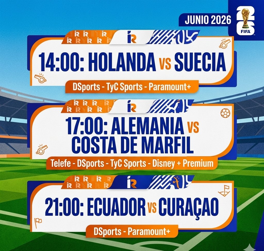 rioja02's tweet photo. #mundialdefútbol2026 ⚽️LOS PARTIDOS DE ESTE SÁBADO https://t.co/S0qmZr48A8