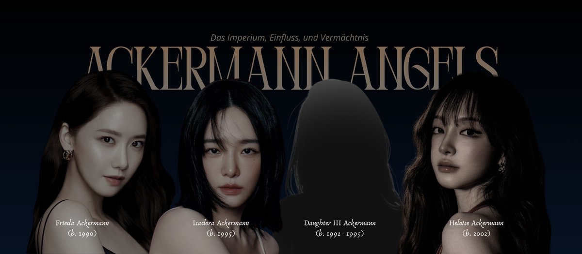tojoyofours's tweet photo. ᅠ
[RT APPRECIATED]

Help 𝐓𝐇𝐄 𝐀𝐂𝐊𝐄𝐑𝐌𝐀𝐍𝐍’s patriarch bring his Daughter III home! Hit us if you are interested in participating in this smallwriting project.

Keywords: inheritance war, half-siblings rivalry, family feud.
ᅠ https://t.co/BpBK5vPBCr