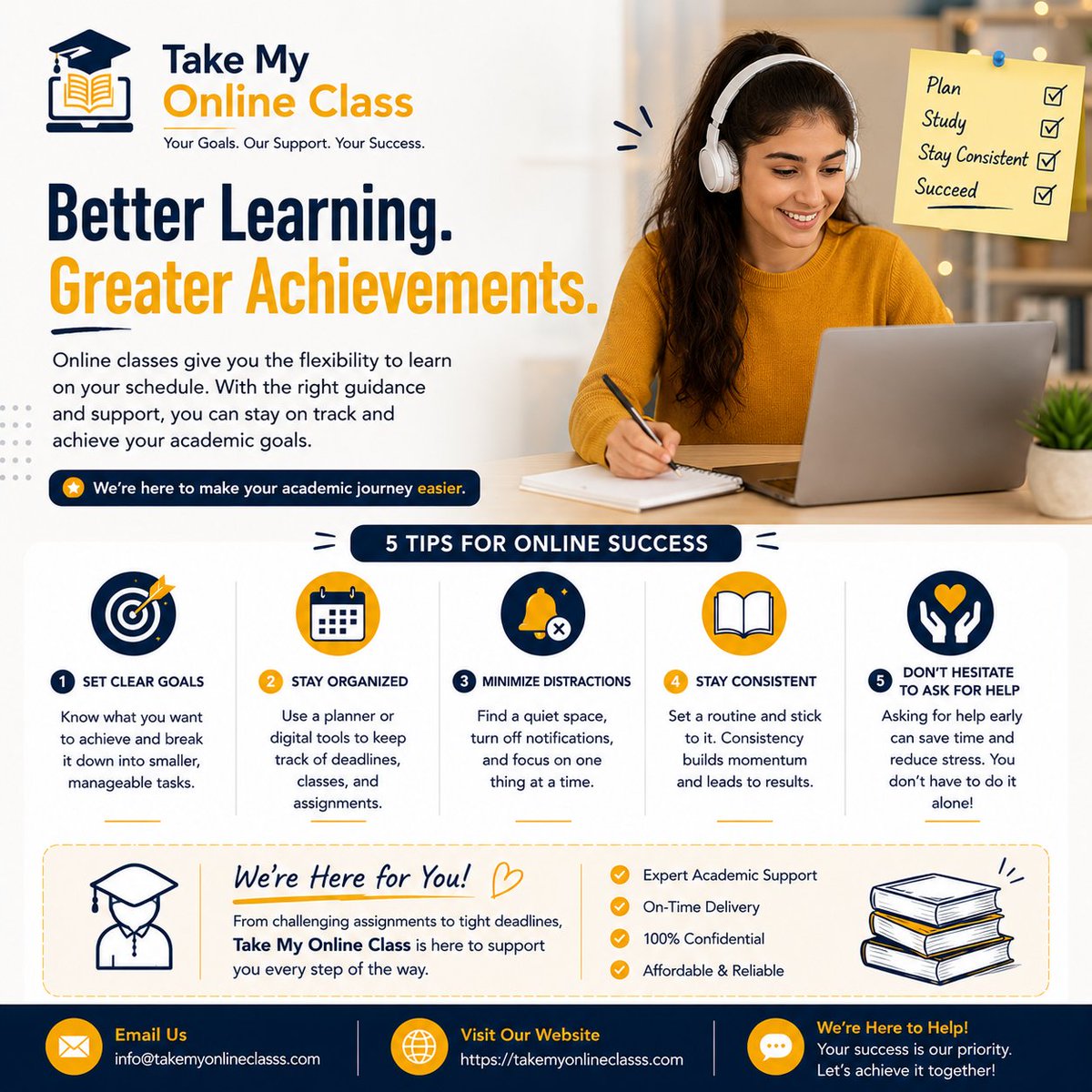 myonlineclasss's tweet photo. Better learning, greater achievements @TakeMyOnlineClasss
https://t.co/LMu2ssqct0 #takemyonlineclassforme #domyonlineclasses #hiresomeonetotakemyonlineclass https://t.co/PVQ7UVVMCS