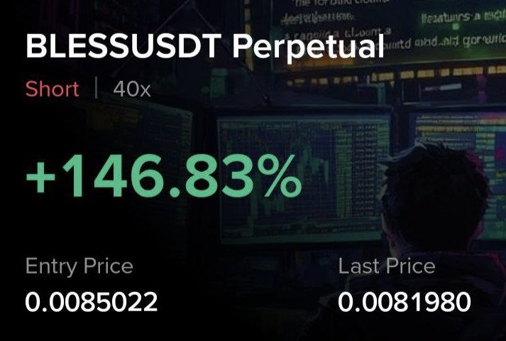 Anthony10382's tweet photo. $BLESS | TP1 ✅

#SOL #BTC $PYTH $WLD $PUMP $ENA $PYTH

Click on the link below to join our free signal 
group 👇🏿👇🏿

https://t.co/M6wphf3t8n https://t.co/w2clZeVOrJ