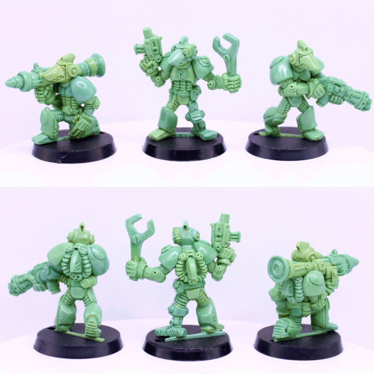 beQuestMinis's tweet photo. Finished sculpting more space sharks! Handsculpted out of greenstuff and milliput in scale of 28mm.

 #warhammer #warhammer40k #oldhammer #miniatures #tabletop #greenstuff #40k #Wargaming #roguetrader #grimdark #spacemarines https://t.co/TlrWJZj7Gs