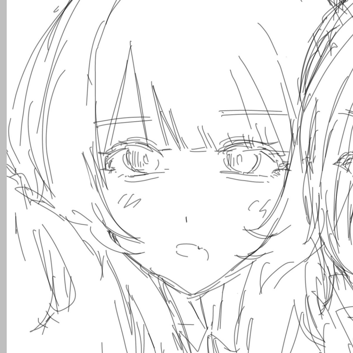 R1_ny_q's tweet photo. おれが描く女の子かわいい(ハィ。) https://t.co/oaN3wchklb