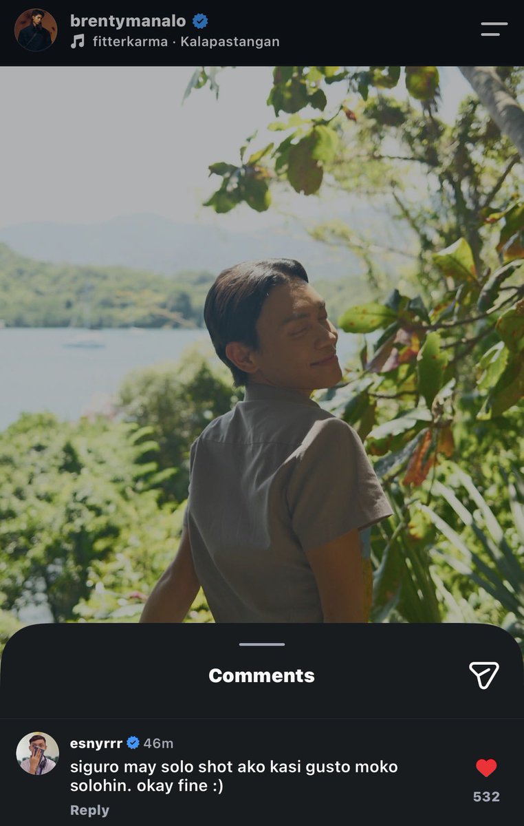 lienspace's tweet photo. “siguro may solo shot ako kasi gusto moko solohin. okay fine. :)”

AT NAHIMLAY NA LANG ANG EA NA ‘TO!! 😭😂

#BRESNYR
#BrentManalo #EsnyrRanollo https://t.co/wm2aV4r40f