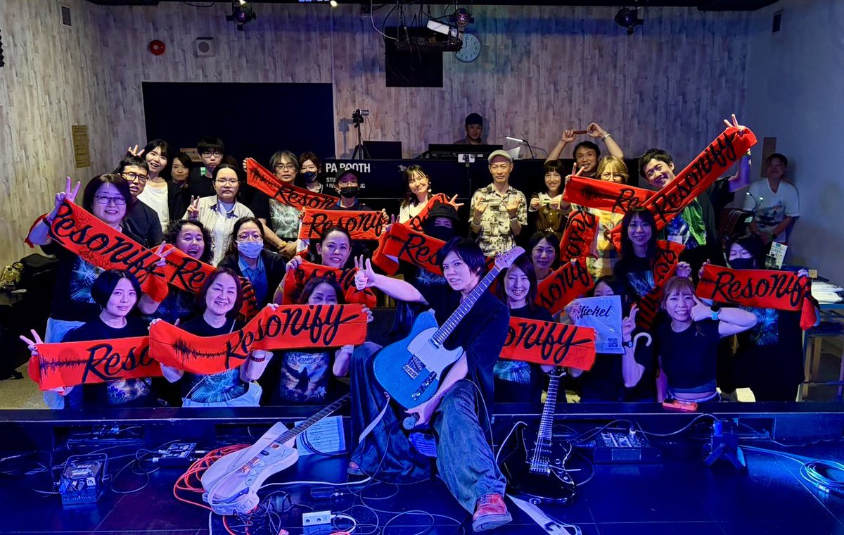 hagiwaraU's tweet photo. ギターインストワンマンライブ、
RESONIFY the LIVE '26
最終公演が無事終了しました！
大阪ありがとー！！ https://t.co/YiVhE5Mz25