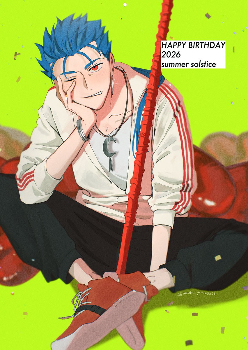 mada_yonderu's tweet photo. #クーフーリン生誕祭 #クーフーリン生誕祭2026
おめでと〜〜〜〜！！！！！！！！！！！！！！！！！！！！！！！！！！！！！！！ https://t.co/Yr8Cs0KHSu