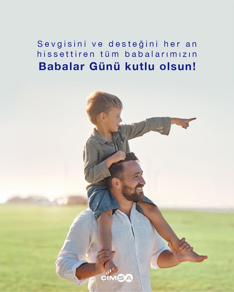 cimsacement's tweet photo. Varlığıyla adımlarımıza cesaret katan, yolumuza ışık tutan babalarımız iyi ki var! Babalar Günü kutlu olsun. 🤍 #BabalarGünü https://t.co/fsWIyBYKPn