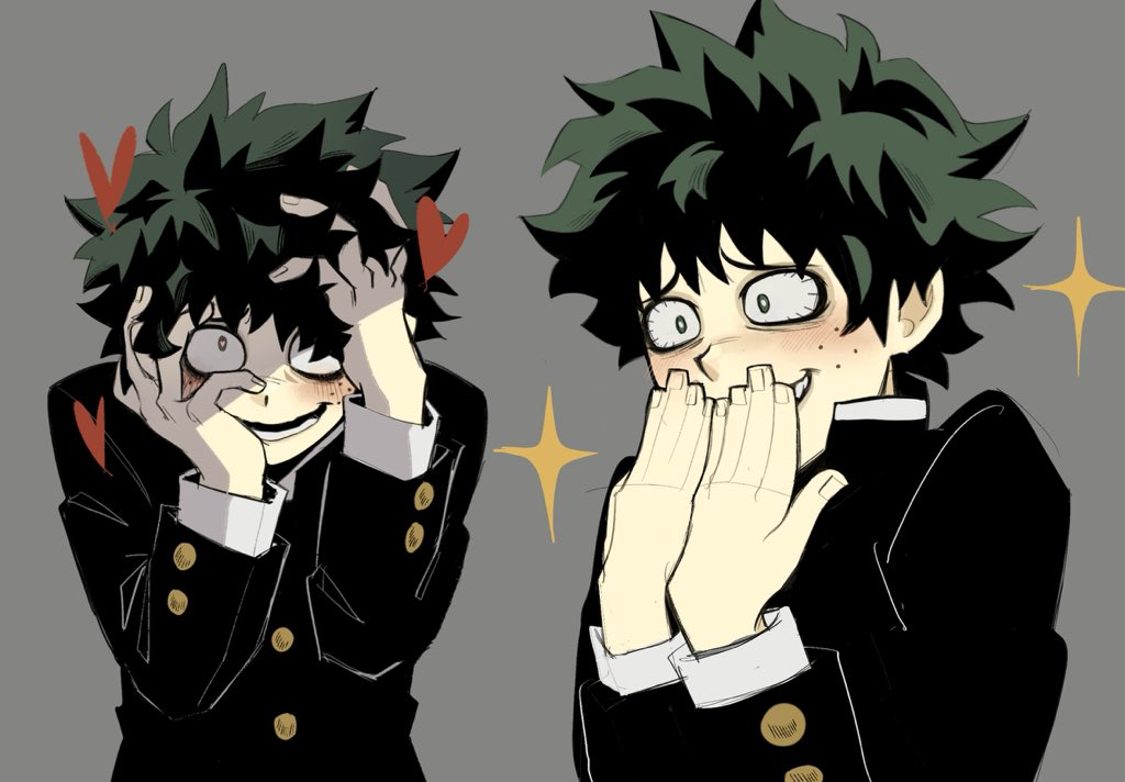 hhhh___000's tweet photo. Obsessed with obsessed Deku 😔 https://t.co/GHUHTOd0rQ