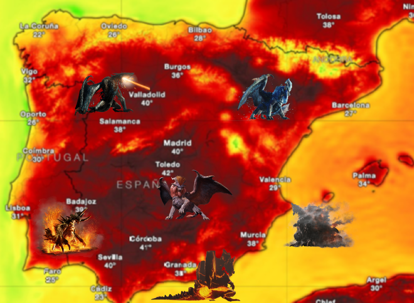 CaoSlayerGL's tweet photo. "Climate change is fake"
Frigging Spain Today: https://t.co/Nx8JiX30hc