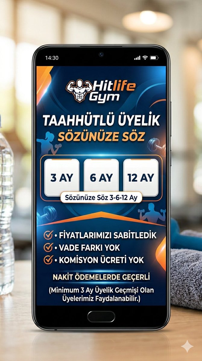 HitlifeGym's tweet photo. Taahhütlü üyelik Uygulamamız #fitness #gym #hitlife #hitlifegym https://t.co/HEEpEOmRRI