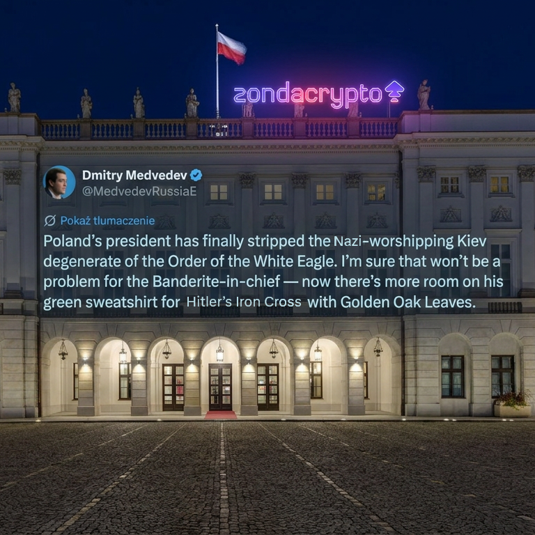 Bart_Wielinski's tweet photo. Taka iluminacja powinna się dziś pojawić na fasadzie Pałacu Prezydenckiego

#satyra #ironia #beztrybu https://t.co/BZkibED2dP