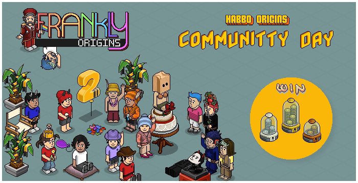 FranklyOrigins's tweet photo. 🎉 GIVEAWAY 🎉

Win A FULL SET OF CAPSULES on Habbo Hotel Origins COM!

To enter:
❤️ LIKE
🔄 RT
✍🏻 ENDS 21/06/2026 11:00

2 WINNERS!!!

Winner chosen at random. Good luck! 🍀

#HabboHotelOrigins #OriginsCommunityDay https://t.co/ESHPE3Josy