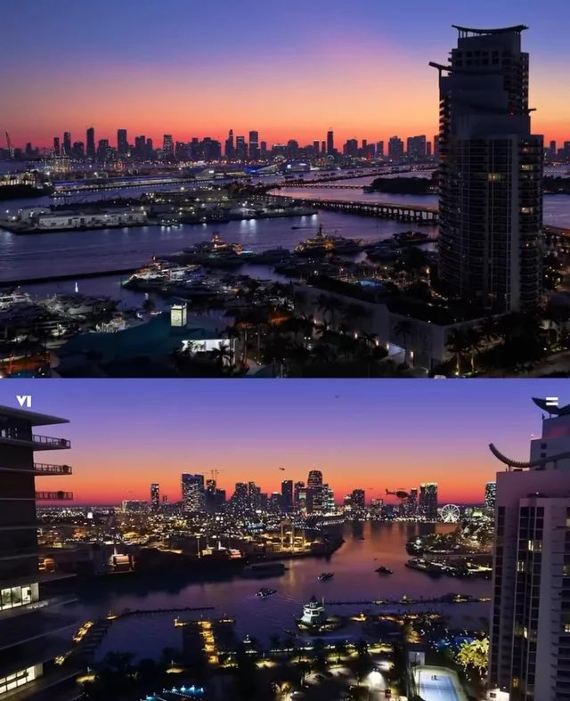daktilock's tweet photo. Gerçek Miami ile GTA 6’daki Vice City’nin görüntüleri karşılaştırıldı. https://t.co/TeOKEwdASK
