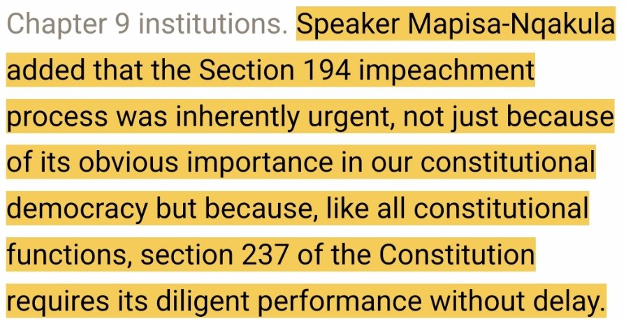 Thokoza88288017's tweet photo. Next step!!!

Table a Motion of No Confidence against thoko @ZungulaVuyo @EFFSouthAfrica @MkhontoweSizwex!!

This is scandalous!!!

This was the speaker's legal position when she OPPOSED @AdvBMkhwebane 's application for an INTERDICT!!!

The office of Speaker has FAILED to adhere to a precedent they've set for themselves!!! This connotes DISHONESTY!!!!! @ParliamentofRSA.