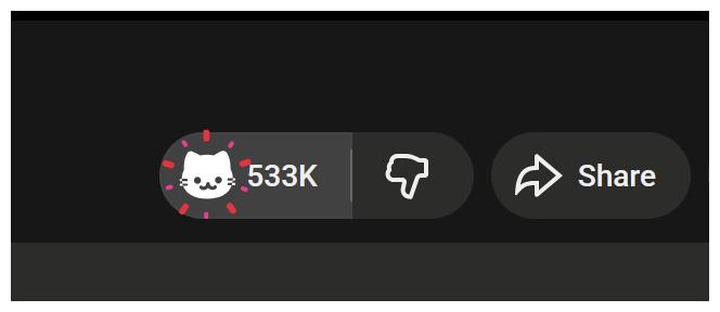 contactdevayan's tweet photo. @YouTube  Has a special CAT button for cat videos !? why am I finding this out now ? https://t.co/aRufGVMyB7