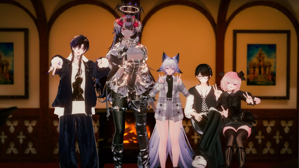 mason0105's tweet photo. 昨日は #CarmillaVRC のLounge-ヴァルヘイズ-へ遊びに行ってました！！🦇
アヴァルキアのワールドも良かったけど、ヴァルヘイズはグループごとにバーカウンターが個室になってて、より姫様との会話に集中できる感じに進化してて良かった🍷
お相手いただいた姫様達ありがとうございました❣️ https://t.co/ySQ4So3BKw