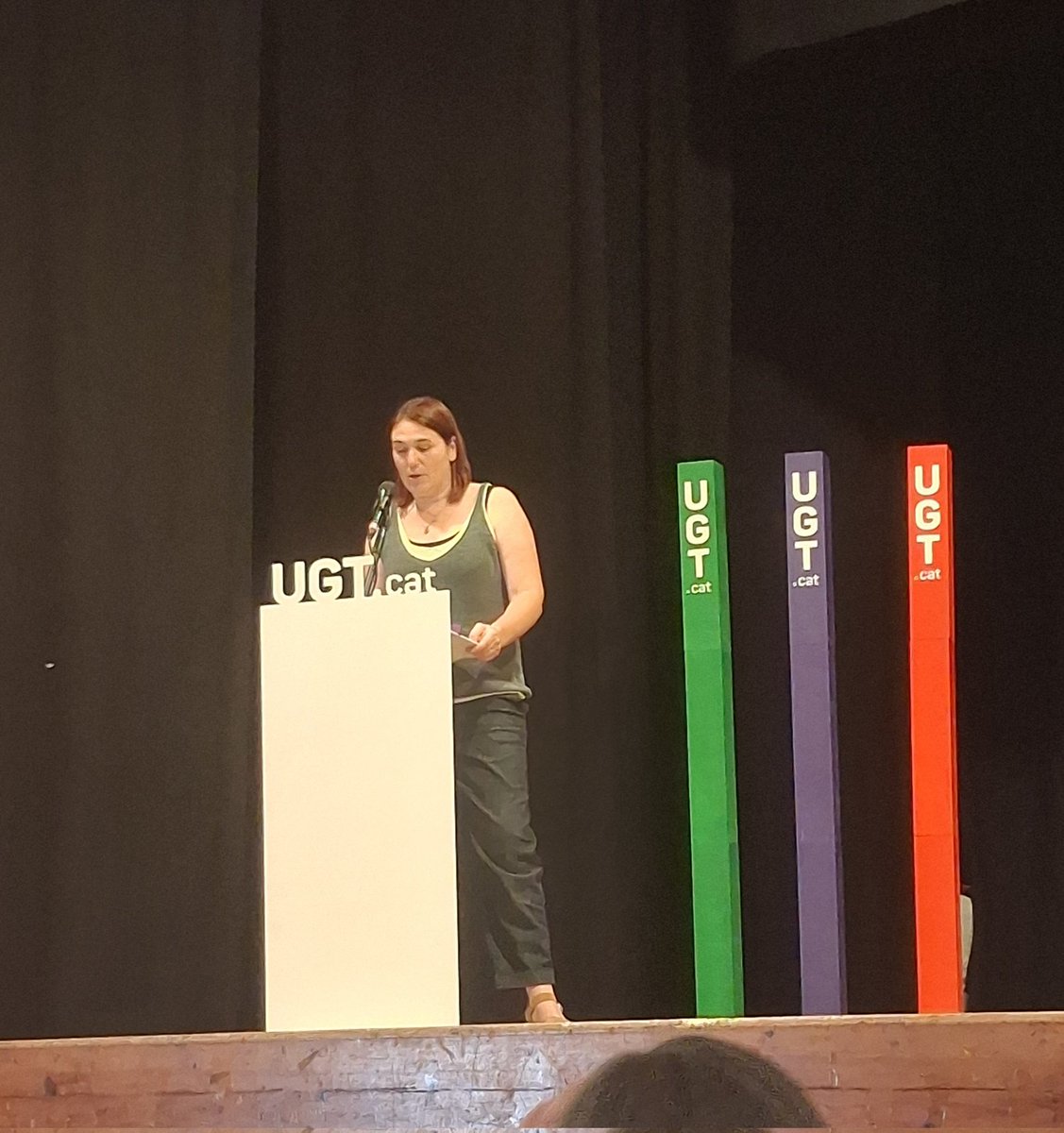 RMB_UGTcat's tweet photo. 📍 Avui commemorem a Terrassa el 50è aniversari de l'Assemblea de la UGT l’any 1976, una fita històrica que va contribuir a reconstruir el sindicalisme en llibertat i la democràcia al nostre país.

50 anys després, continuem defensant els drets de les persones treballadores. https://t.co/GuPXq8r85X