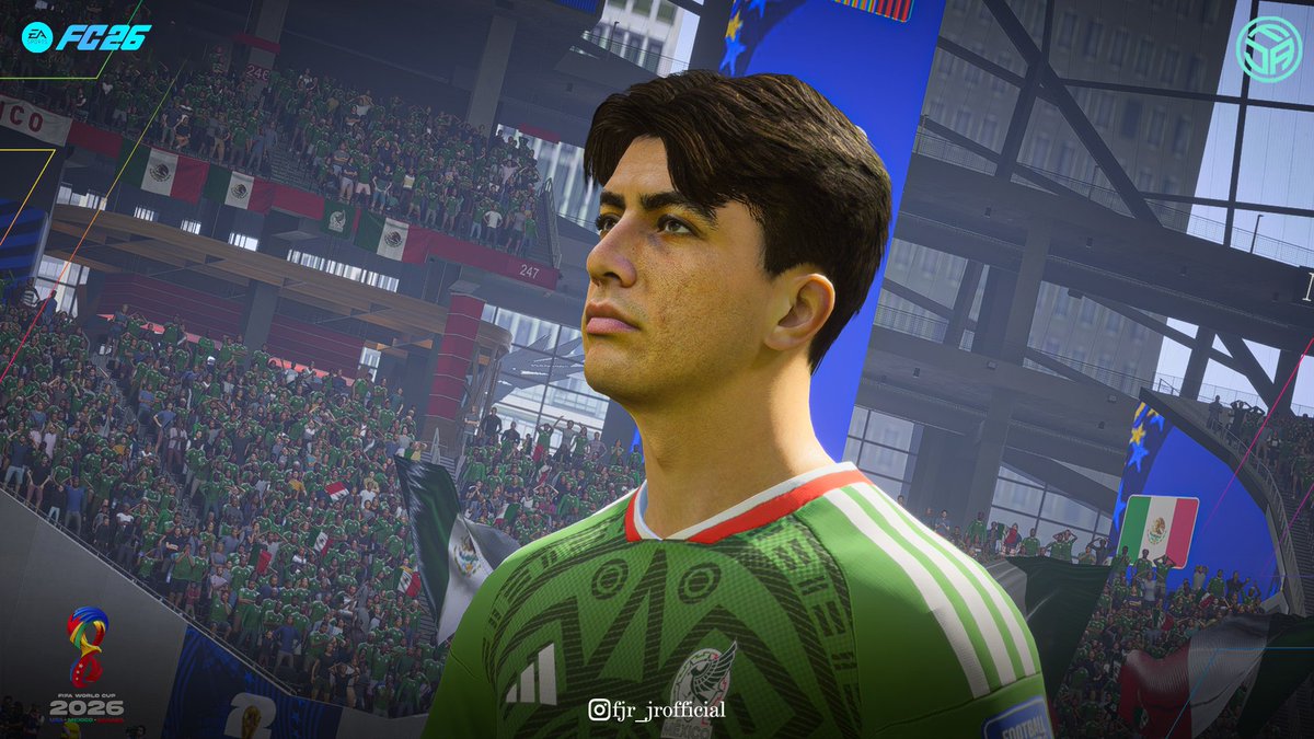 fjr_jrofficial's tweet photo. [FC 26] Gilberto Mora - Mexico NT

All mods are available at the link ⬇️
🖇️ https://t.co/EFpLJDyjsM

Become a member to get access all contents &amp; Discounted💰

#customhead
#Tattoos
#FC26 
#EAFC26
#FIFAWORLDCUP2026 
@EASPORTSFC 
@FIFAWorldCup https://t.co/J8c1PQFJDS