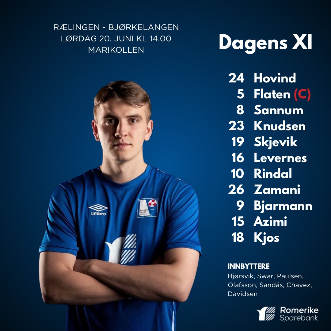 ralingenfkAlag's tweet photo. 11. Serierunde
Rælingen FK - Bjørkelangen
DAGENS UTVALGTE
#rgta https://t.co/DNUiav30w7