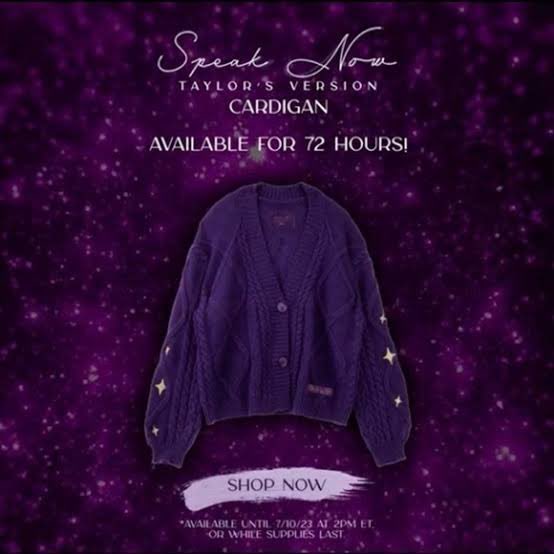 happyfr22's tweet photo. Cardigan Speak Now 
(Taylor's Version) 
📌ส่งต่อ 2950📌 

#taylorswift    #tserascollection #toystory #toystory5  #ตลาดtaylorswift #ของสะสม 
#พรีเมกา #พรีออเดอร์เมกา #1989TaylorsVersion  
#TaylorSwift  #พรีออเดอร์เกาหลี #TaylorSwift  #ส่งต่อ #ตลาดนัดblackpink #ตลาดนัดบพ https://t.co/E30EFRTV4Y