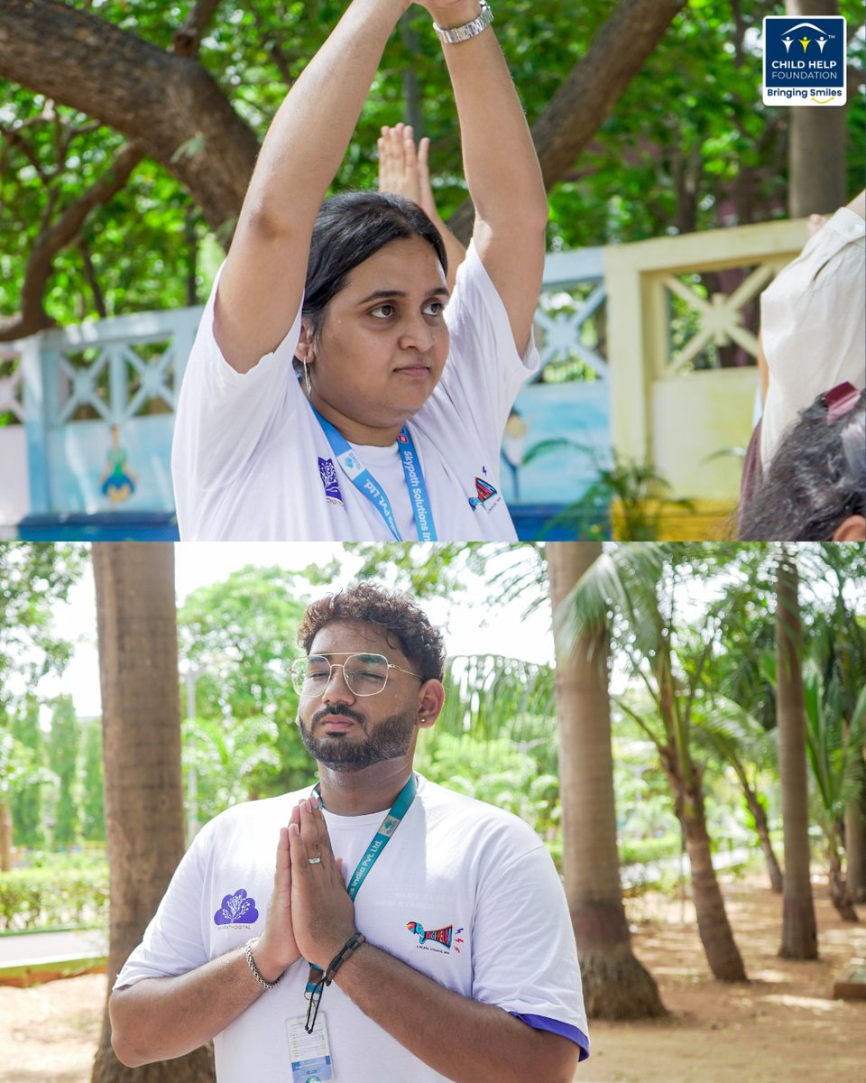 Childhelpindia's tweet photo. Here's to healthier habits, calmer minds, and stronger communities.

#InternationalYogaDay #YogaDay2026 #YogaForWellness #ChildHelpFoundation #Mindfulness #YogaLife #YogaforHealthyAgeing #EmployeeWellbeing https://t.co/C9OHzcs49U