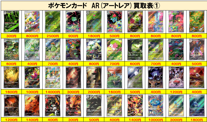ポケモンカード買取②】AR(アートレア) ご不要なカード1枚からでも