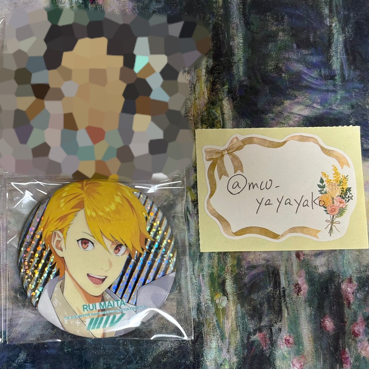 mco_yayayako's tweet photo. 【交換】アイドルマスターSideM FiFS イラスト展 FiFS EXTRA ホログラム缶バッジ 等身 White

譲 舞田類
求 硲道夫

郵送交換希望です📩
25日（木）夜のみ渋谷現地交換相談可
お気軽にお声がけください🕊️ https://t.co/L2UWc5PCMD