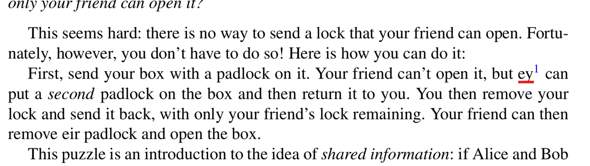 BaddRakoon's tweet photo. my cryptography book threw in a fun fact. https://t.co/CHD9vqb9l1