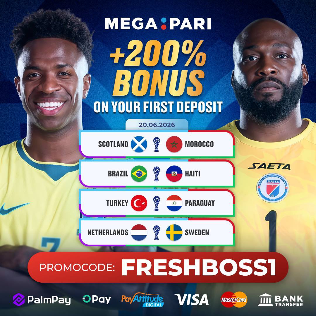 FreshBossTips's tweet photo. Triple your funds on MegaPari

Code 👉🏻 1H1CM

Don’t have an account? 

Register 
👉🏻 https://t.co/dTEIycIGGc

App download link 
👉🏻 https://t.co/8aKmBDCgiT

Use promo code 
👉🏻 FRESHBOSS1 https://t.co/EbpQs3EH4c