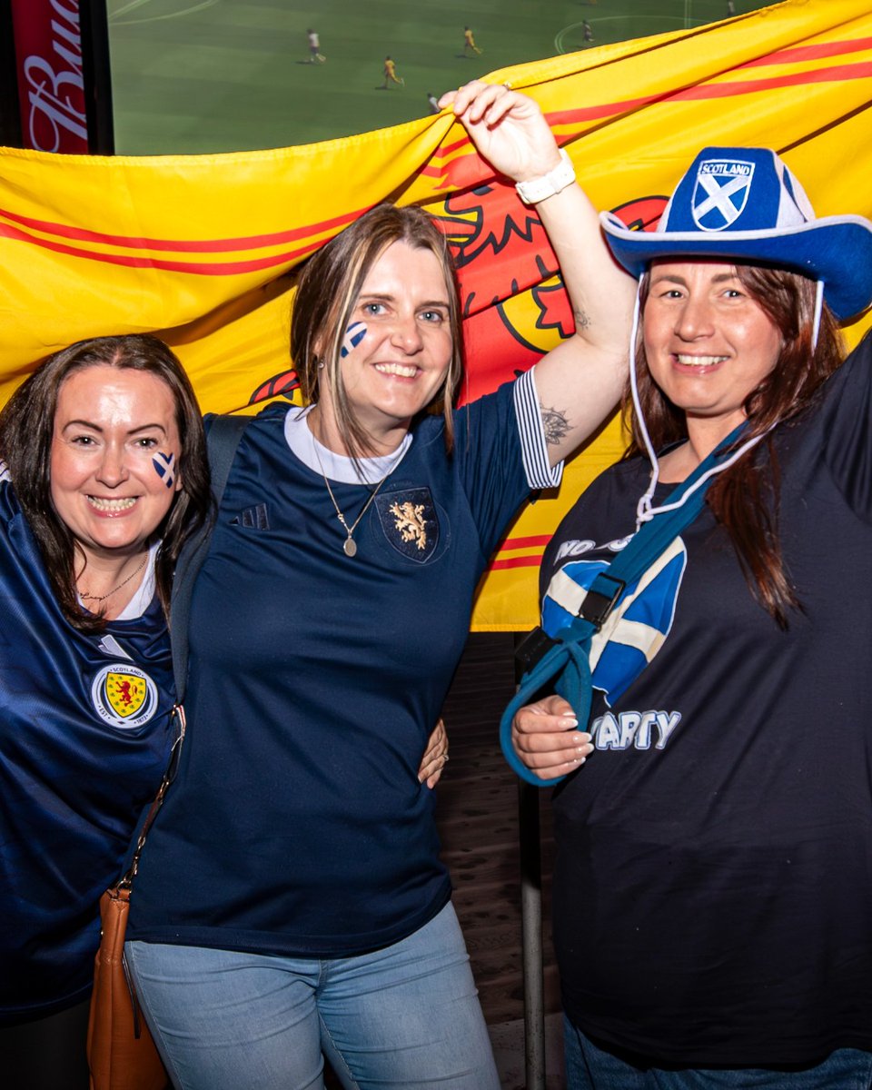 O2AcademyGla's tweet photo. It was a tough loss to take at Scotland's #WorldCup game against Morocco last night but nevertheless, the vibes at #O2AcademyGlasgow were good and the drinks were flowing 🍻

📸 Stephen Wilson https://t.co/SYfwRDEPB9