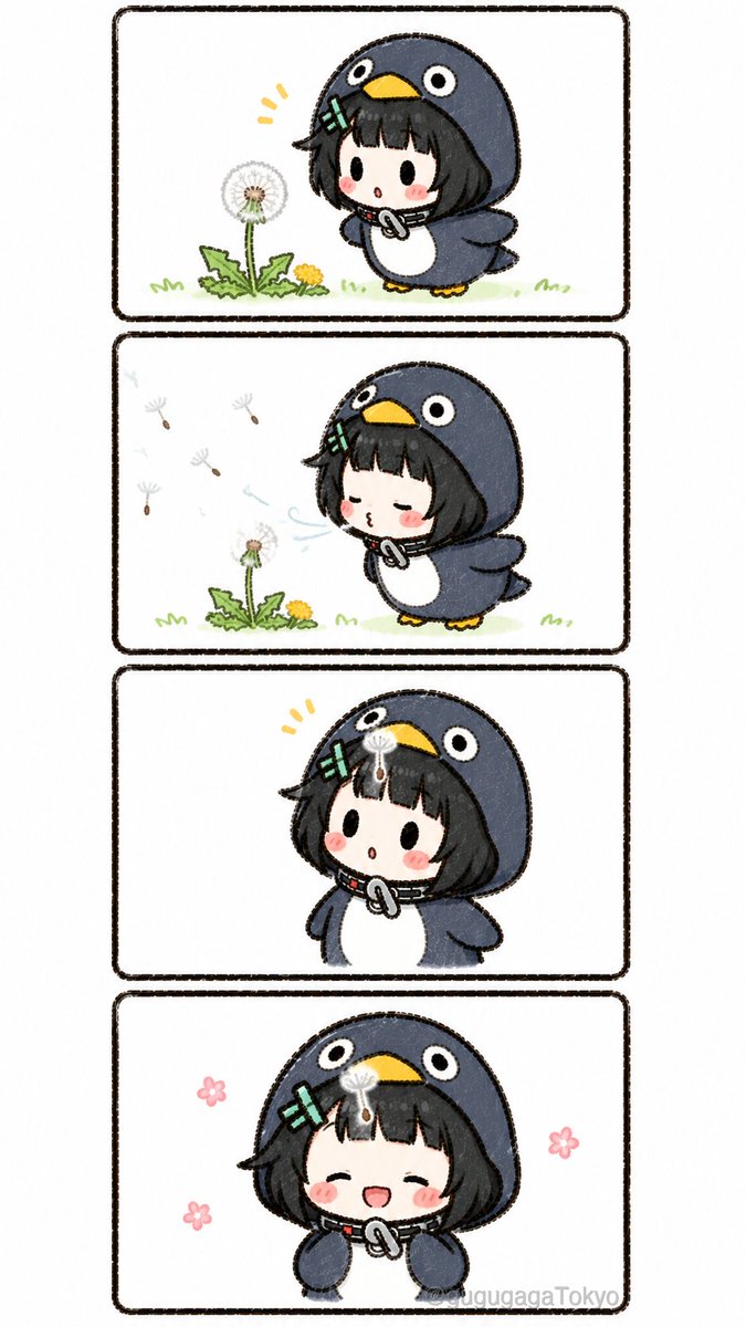gugugagaTokyo's tweet photo. タンポポの綿毛とググガガちゃん https://t.co/Ag7P1xsX3c