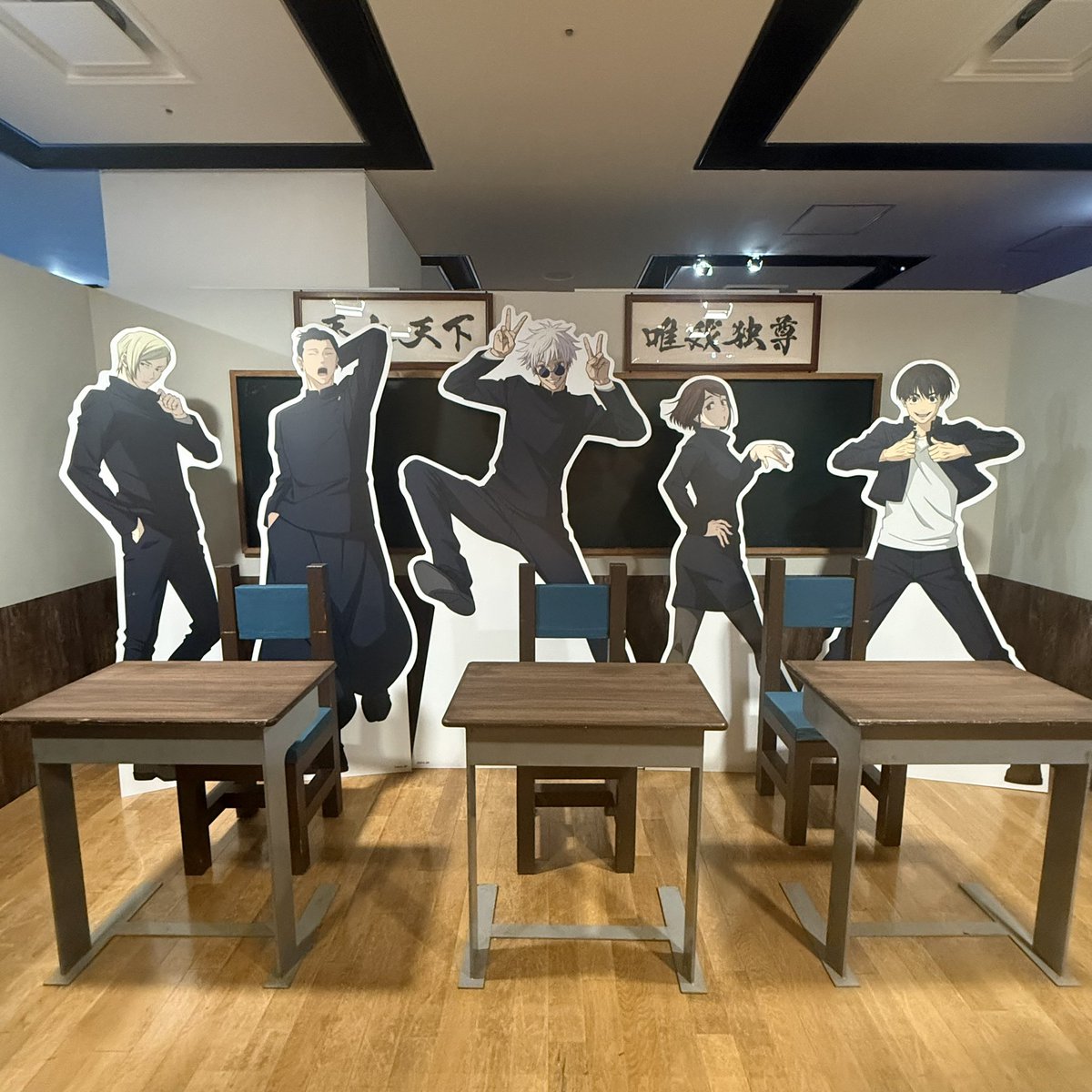tomokichi72's tweet photo. 呪術廻戦展＼(^o^)／
音声ガイド付きにしたので、目からも耳からも癒された💕

(一部撮影ok) https://t.co/Bz1PF2MazC