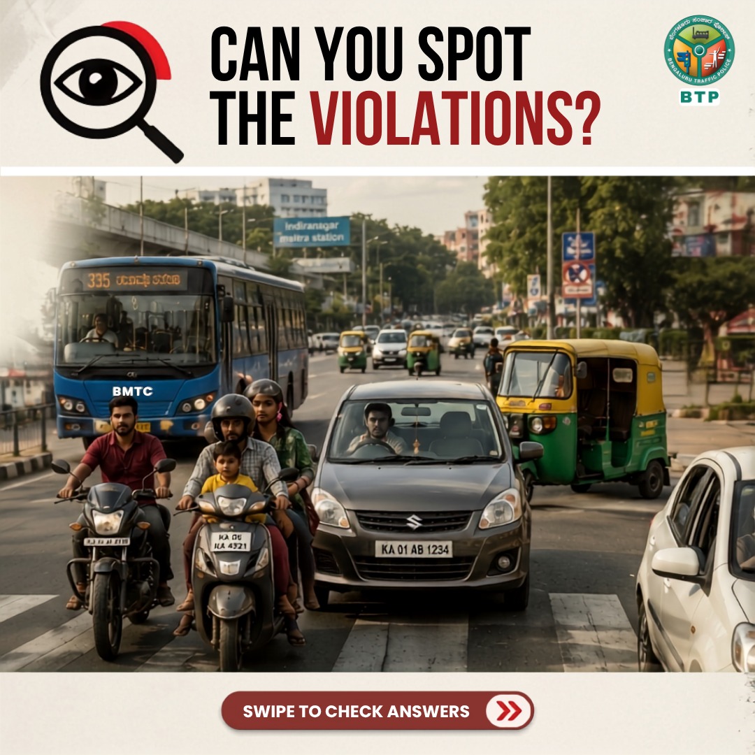 ಬೆಂಗಳೂರು ಸಂಚಾರ ಪೊಲೀಸ್ BengaluruTrafficPolice tweet media